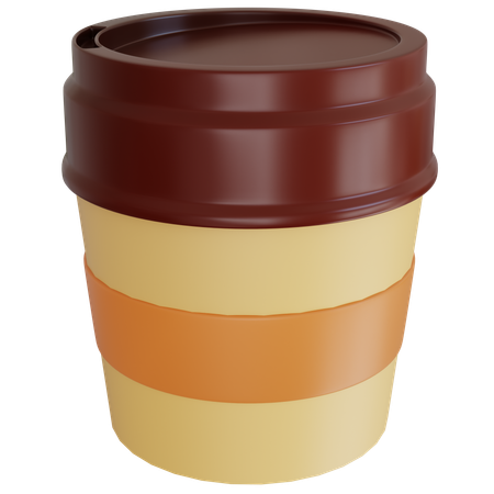 Tasse lebensmittel behälter  3D Icon