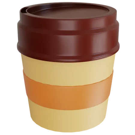 Tasse lebensmittel behälter  3D Icon