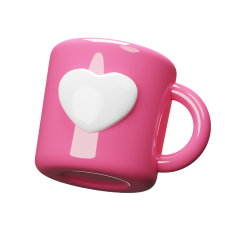 Tasse de Saint-Valentin  3D Icon