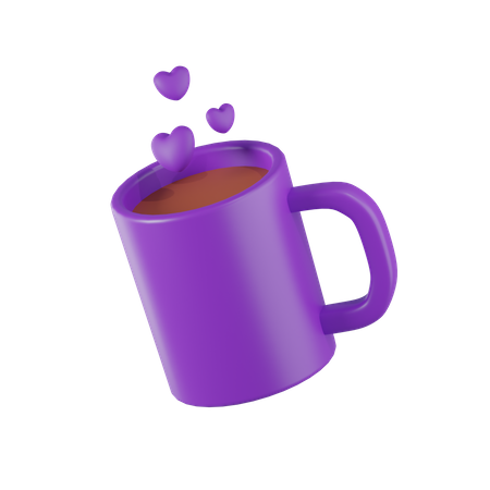 Tasse de Saint-Valentin  3D Icon