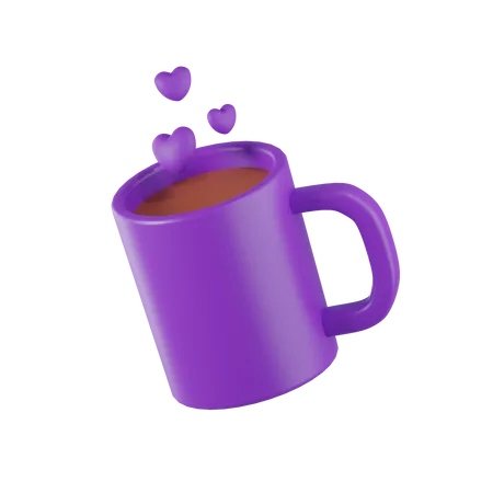 Tasse de Saint-Valentin  3D Icon