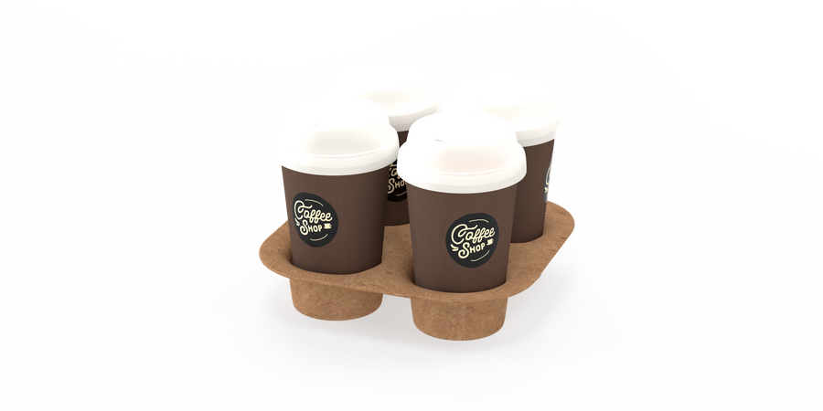 Tasses de café  3D Illustration