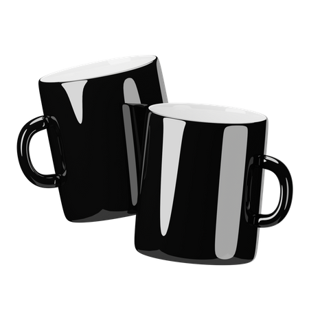 Tasses à café  3D Illustration