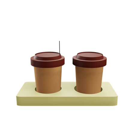 Tasses de café  3D Icon