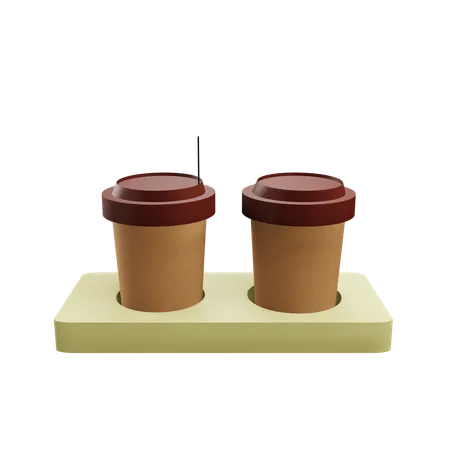 Tasses de café  3D Icon