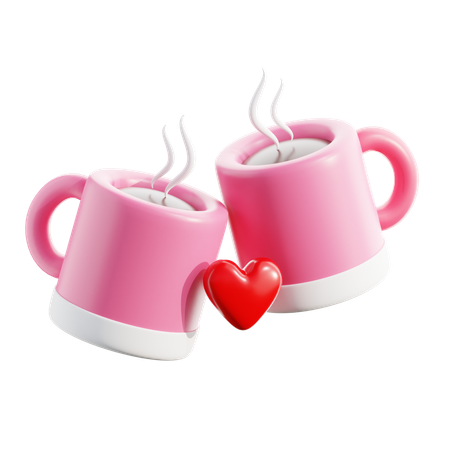 Tasses de la Saint-Valentin  3D Icon