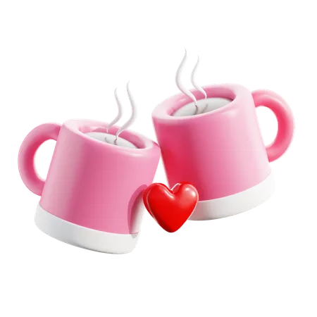 Tasses de la Saint-Valentin  3D Icon