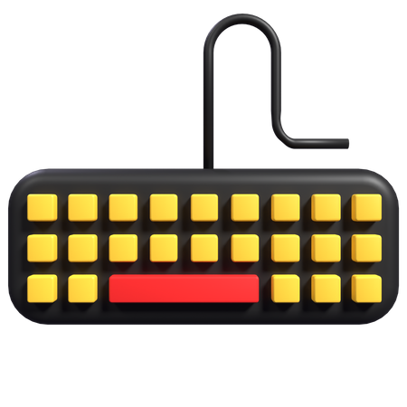 Tastatur  3D Illustration