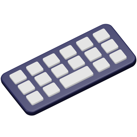 Tastatur  3D Icon