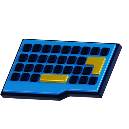 Tastatur  3D Icon