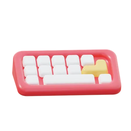 Tastatur  3D Icon