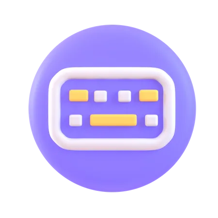 Tastatur  3D Icon