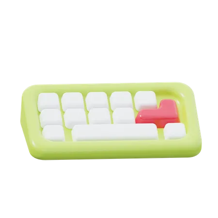 Tastatur  3D Icon