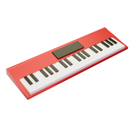 Tastatursynthesizer  3D Icon