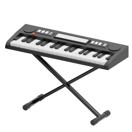 Tasteninstrument  3D Icon