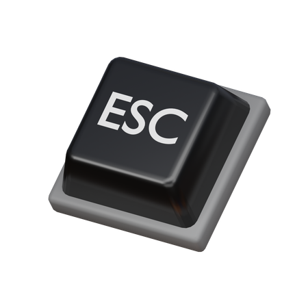 Tastenkappe esc  3D Icon