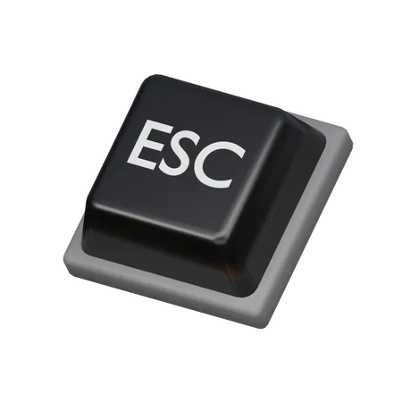 Tastenkappe esc  3D Icon