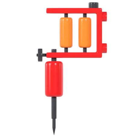 Tätowiermaschine  3D Illustration