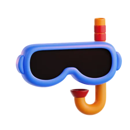 Taucherbrille  3D Icon