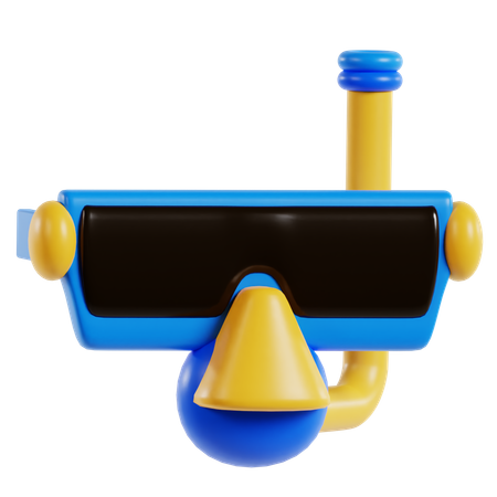 Taucherbrille  3D Icon