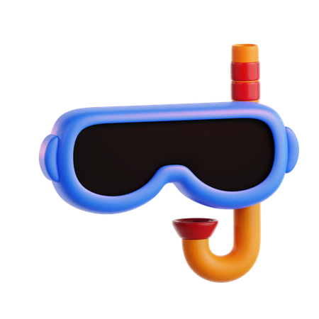 Taucherbrille  3D Icon