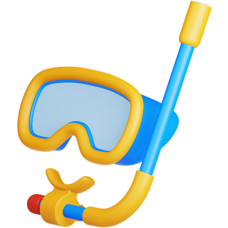 Taucherbrille  3D Icon