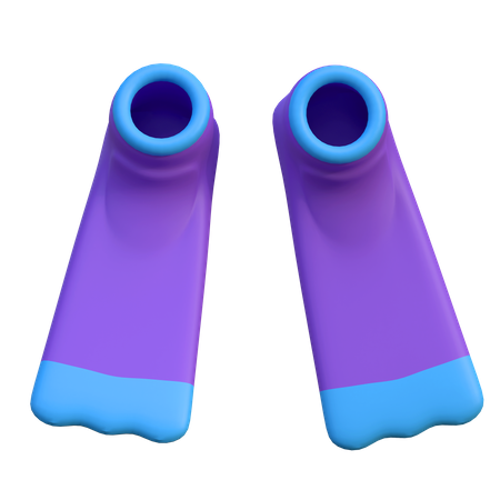 Taucherflosse  3D Icon