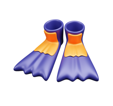 Taucherflossen  3D Icon