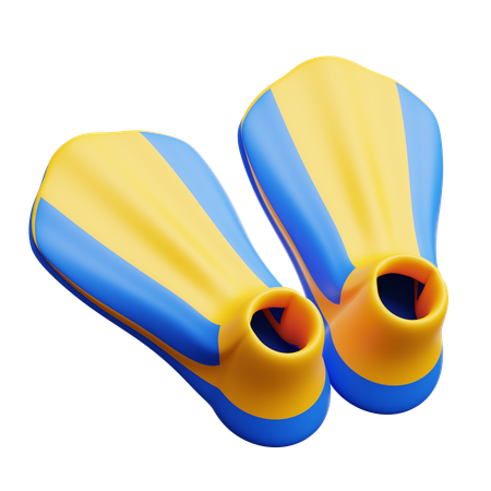 Taucherflossen  3D Icon