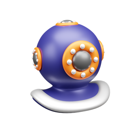 Taucherhelm  3D Icon