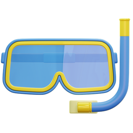Tauchermaske  3D Icon