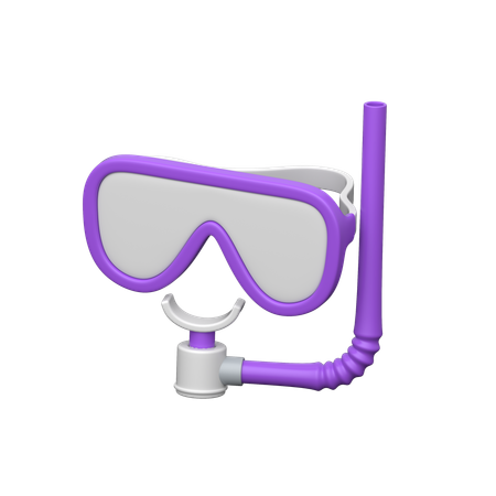 Tauchermaske  3D Icon
