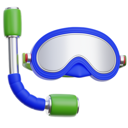 Tauchmaske  3D Icon