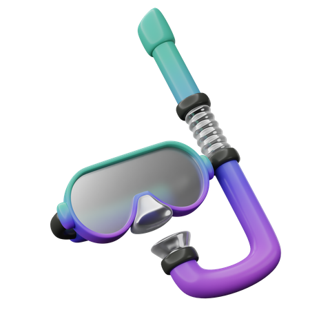 Tauchermaske  3D Icon
