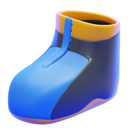 Tauchstiefel  3D Icon