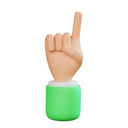 Tauhid Hand Gesture  3D Icon