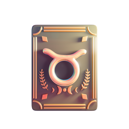 牡牛座の星座  3D Icon