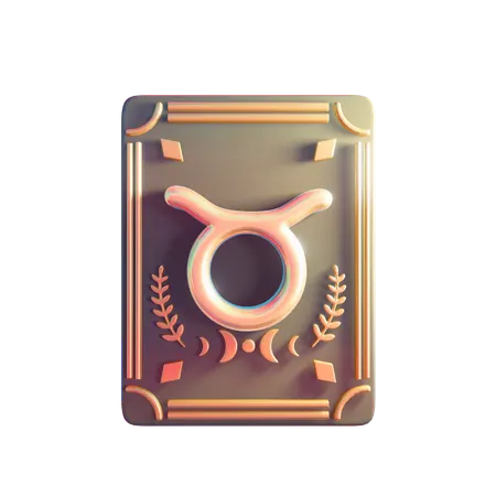 牡牛座の星座  3D Icon