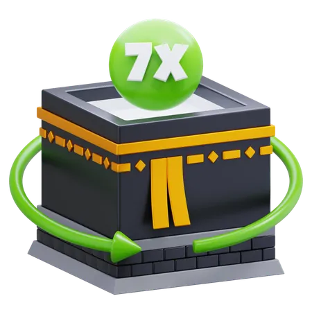 Tawaf  3D Icon