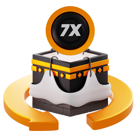 Tawaf 7x  3D Icon