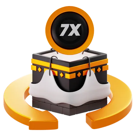 Tawaf 7x  3D Icon
