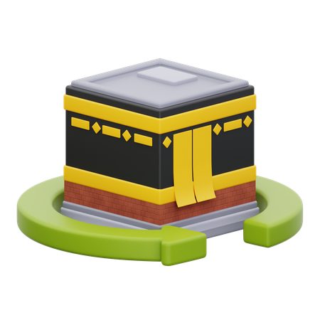 Tawaf In Kaaba  3D Icon
