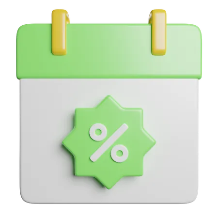Shedule Date Tax 3D Icon