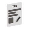 tax 3d illustration