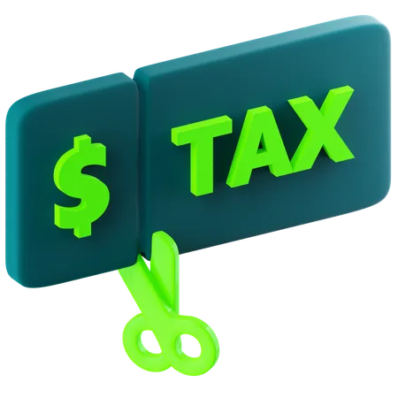 Tax  3D Icon