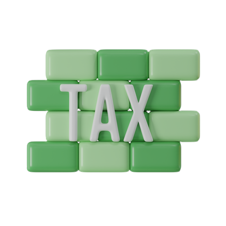 Tax  3D Icon