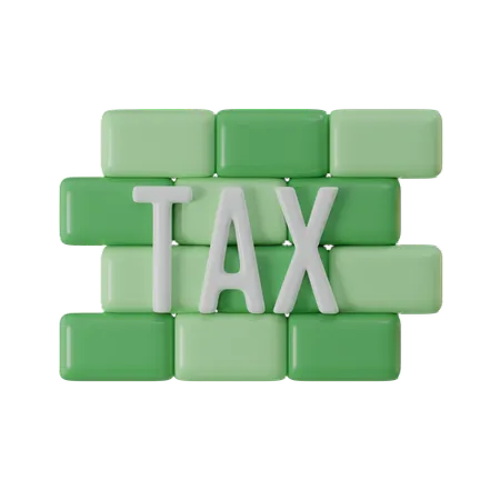 Tax  3D Icon