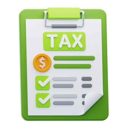 TAX  3D Icon