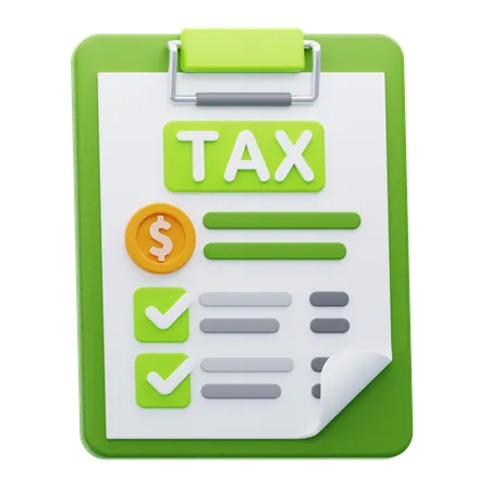 TAX  3D Icon