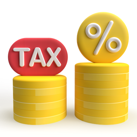 Tax  3D Icon